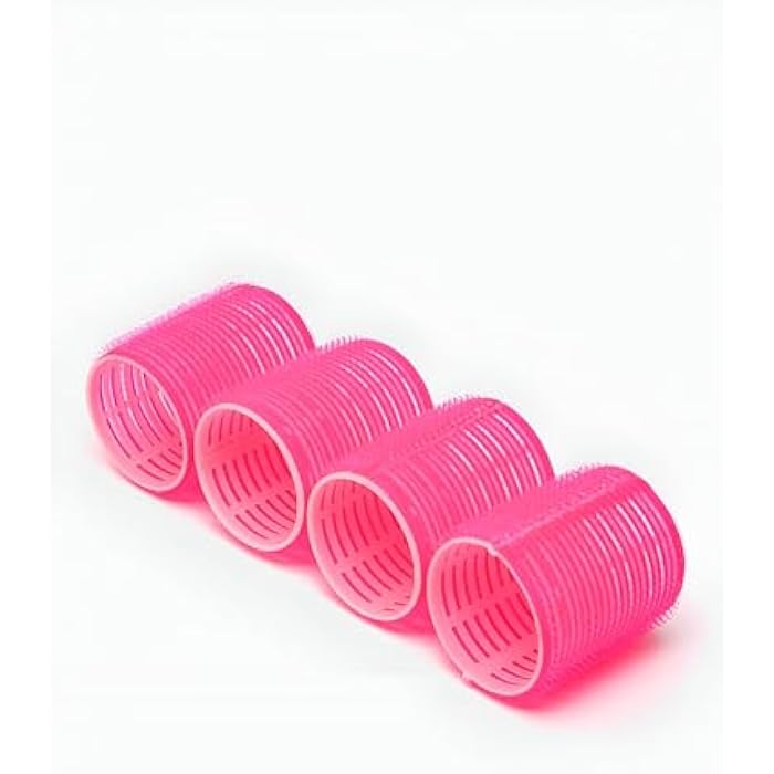 Salon Hair Curlers - Transform Your Hair with These Easy-to-Use, Self-Gripping Rollers, Create Long-Lasting Curls and Waves Without Heat Damage (4 Pieces, Random Color) - Image 1